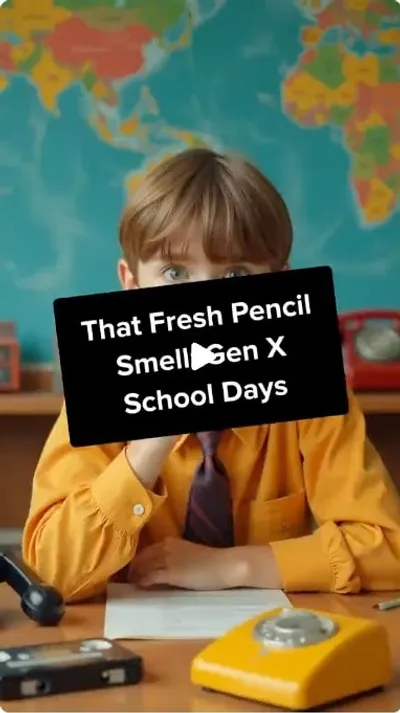 That Fresh Pencil Smell: Gen X School Days. Remember the first whiff of freshly sharpened pencils? Gen X back-to-school vibes hit different. Who else still loves that scent? #GenX #BackToSchool #Nostalgia #OldSchool #PencilPower #RetroVibes