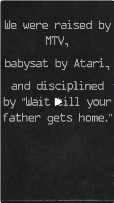 If you know, you know. Gen X didn’t just grow up—we survived. #GenX #MTVgeneration #AtariKids #ThrowbackVibes #RetroTikTok #RaisedByTV