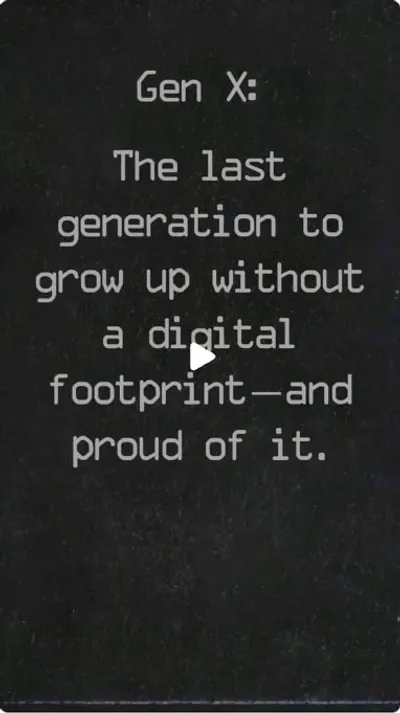 No baby photos online. No digital shame trail. We win. #GenX #NoReceipts #AnalogLife #BeforeTheInternet #NostalgiaTok #RetroTruth
