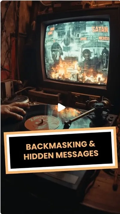 We didn't know what we were hearing, but we played it backward anyways. Because music in the '80s wasn't just loud. It was suspicious. #backmasking #genxfiles #vinylsecrets #80skid